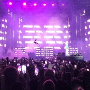 Absen rental and staging LED display video wall installation