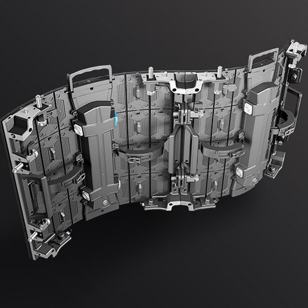 Konorgb Aurora carbon fiber transparent stage rental LED screen