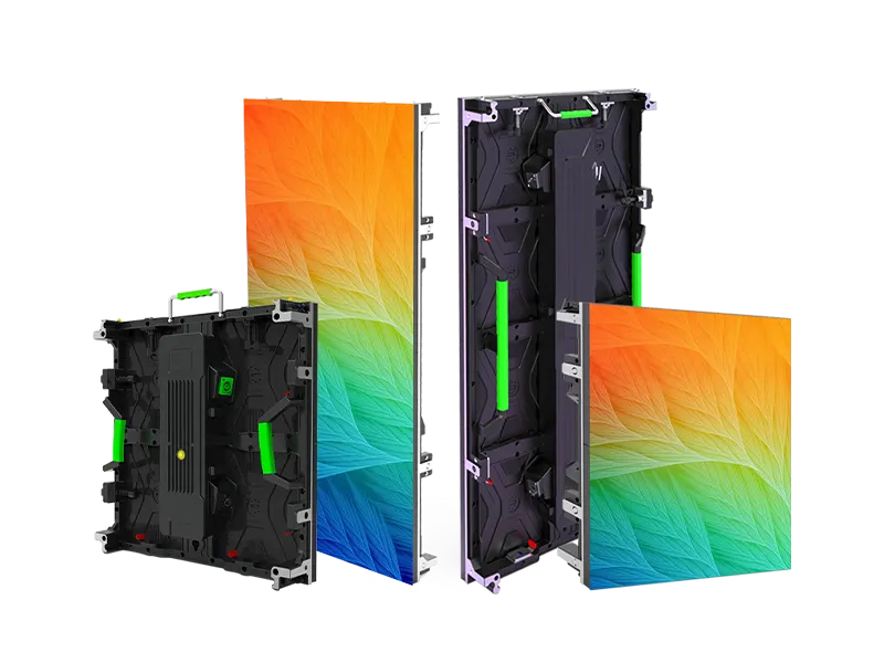 Raybo OptiFlex movable rental LED display cabinet
